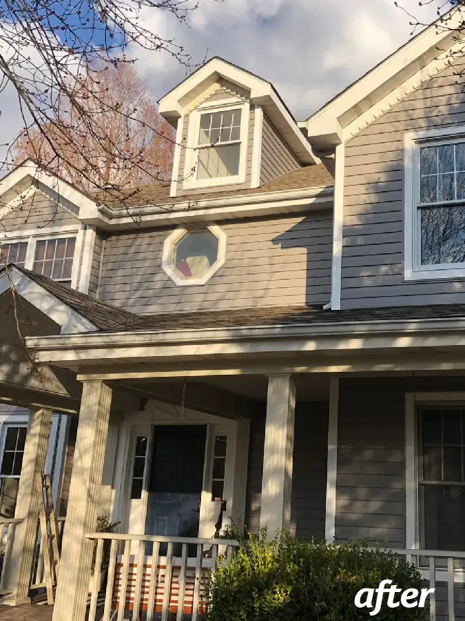 Germantown Seamless Guttering & Siding Inc. - recent projects, after new siding installation - Clinton County, IL