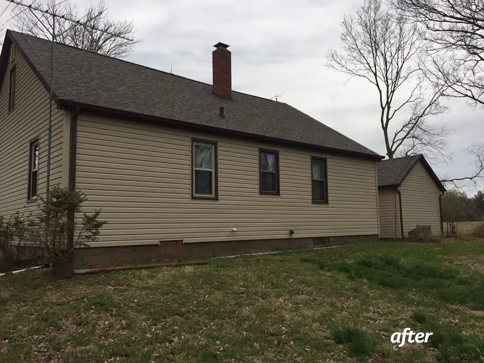 Germantown Seamless Guttering & Siding Inc. - recent projects, afternew siding installation - Clinton County, IL