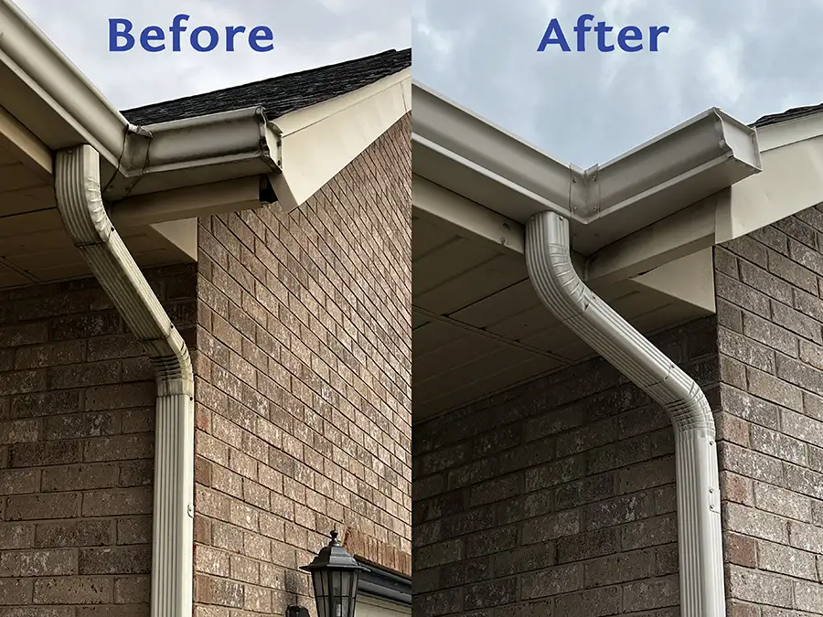 Germantown Seamless Gutters, past project, gutter replacement - Clinton County IL