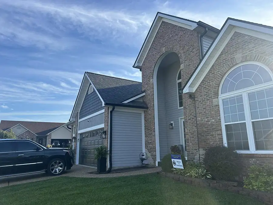 Germantown Seamless Guttering & Siding Inc. - recent projects residential home - Clinton County, IL