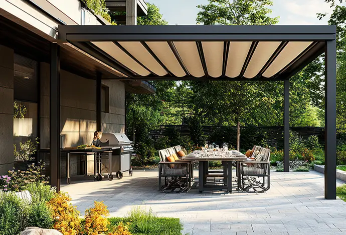Pergola Awnings for Shade & Weather Protection in Clinton County